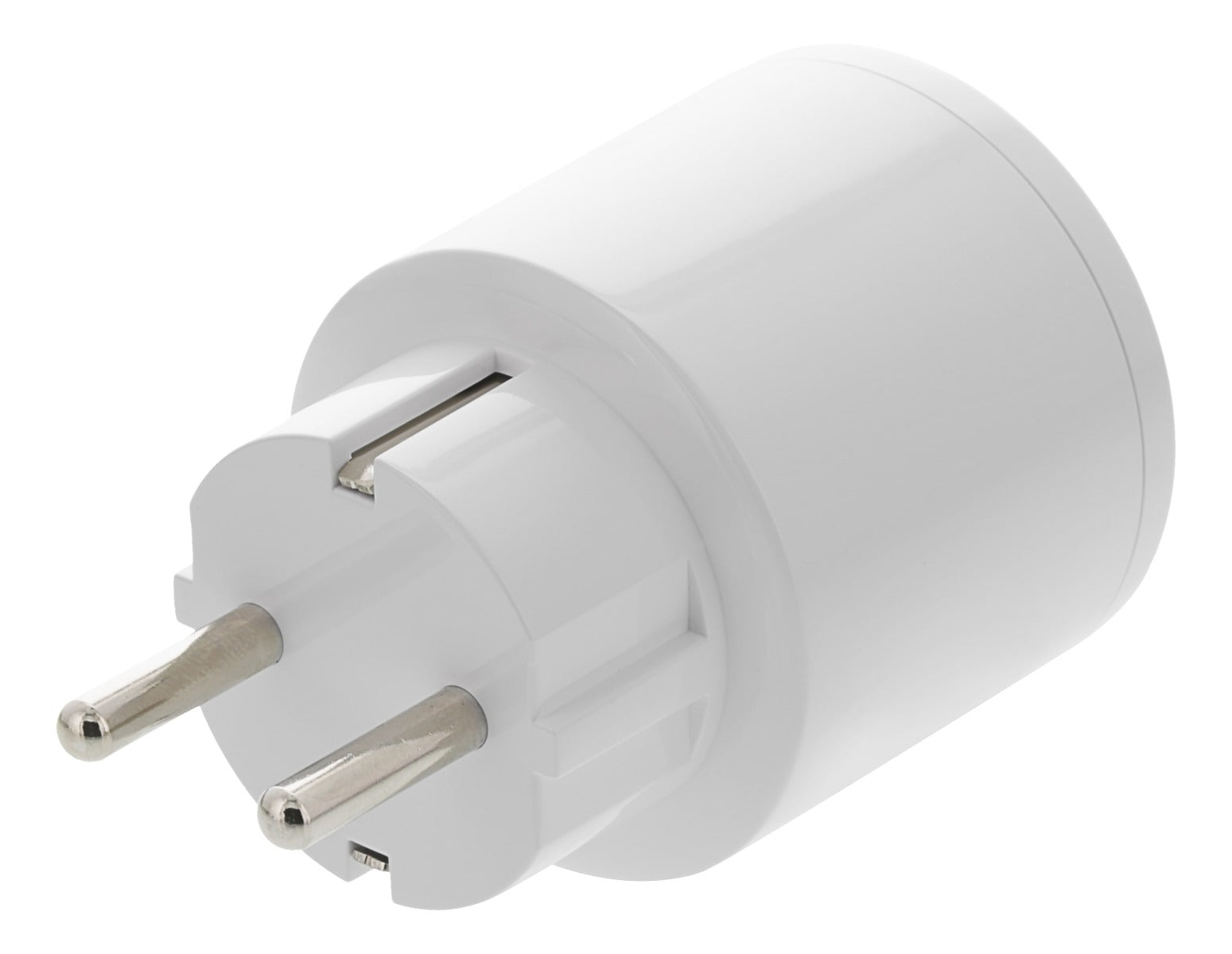 DELTACO SMART HOME SH-P01, WiFI stopcontact, timer, 1xCEE, Google Home, Amazon Alexa, Wit